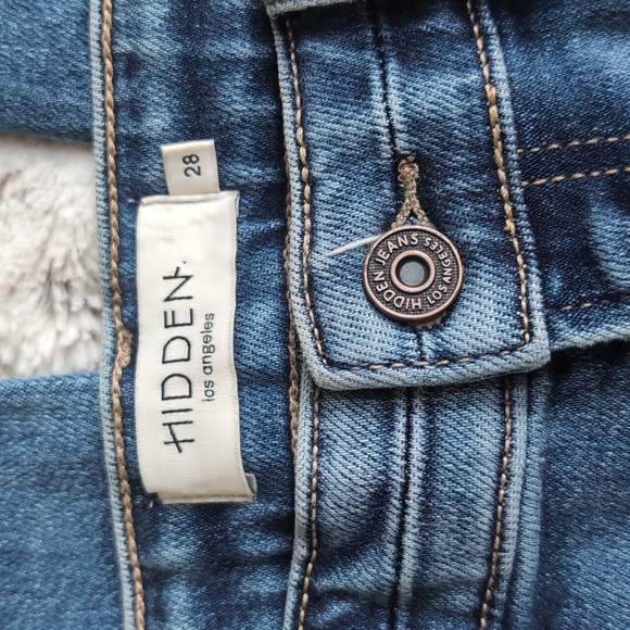 Hidden Los Angeles Clean Classic High Rise Straight Jeans - Picture 5 of 7